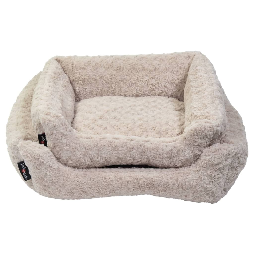 Jack and Vanilla Jack and Vanilla Huisdierenbank Softy S 60x52x18 cm rosette beige