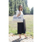 CHILDHOME CHILDHOME Verzorgingstas Family Bag luipaardmotief canvas