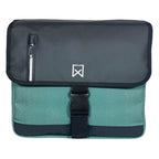 Willex Willex Fietstassen zakelijk 30 L canvas groen en zwart