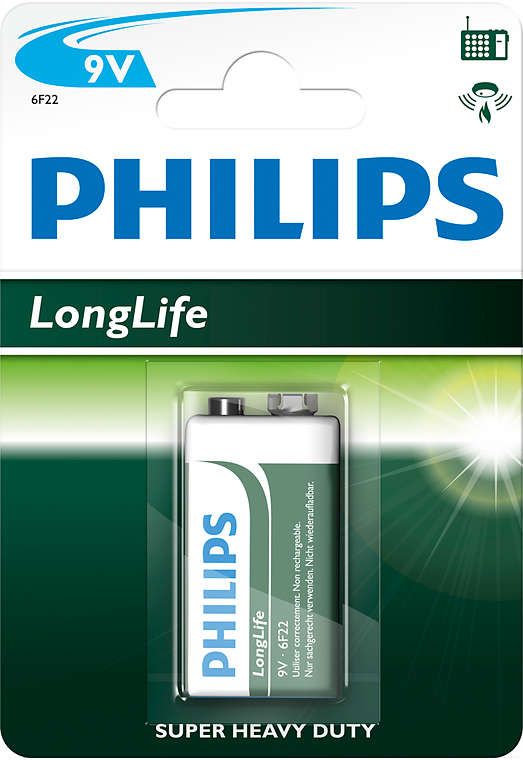 Batterij 9v longlife