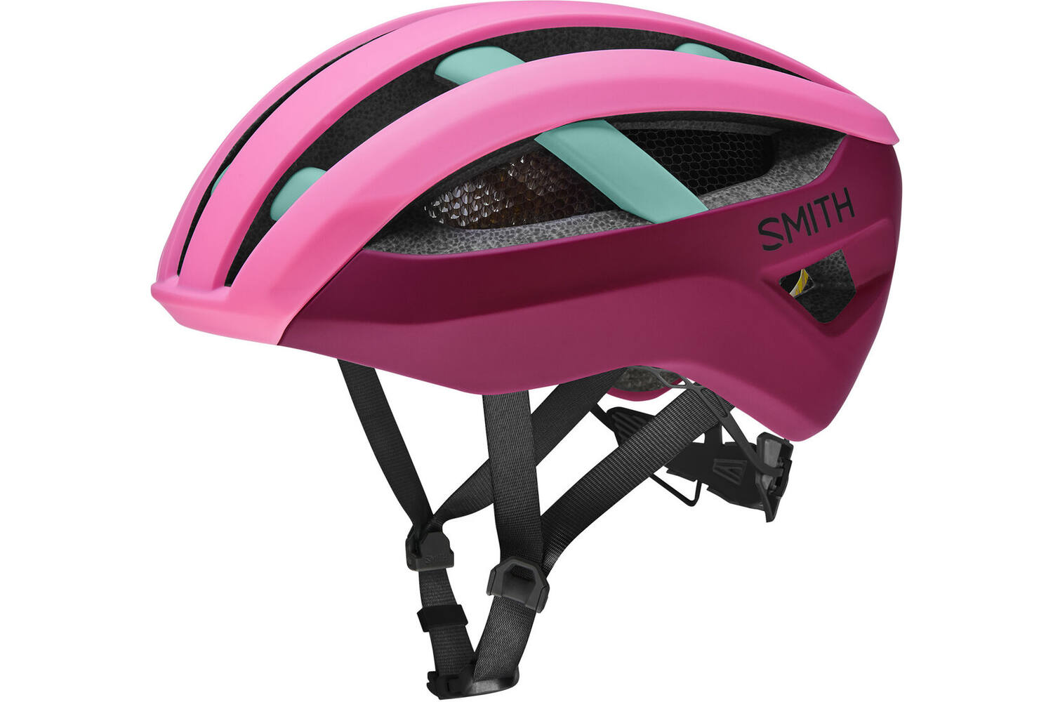 Helm network mips matte flamingo merlot