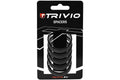 Trivio - spacer 10mm 1 1 8 aluminium zwart - 5 stuks