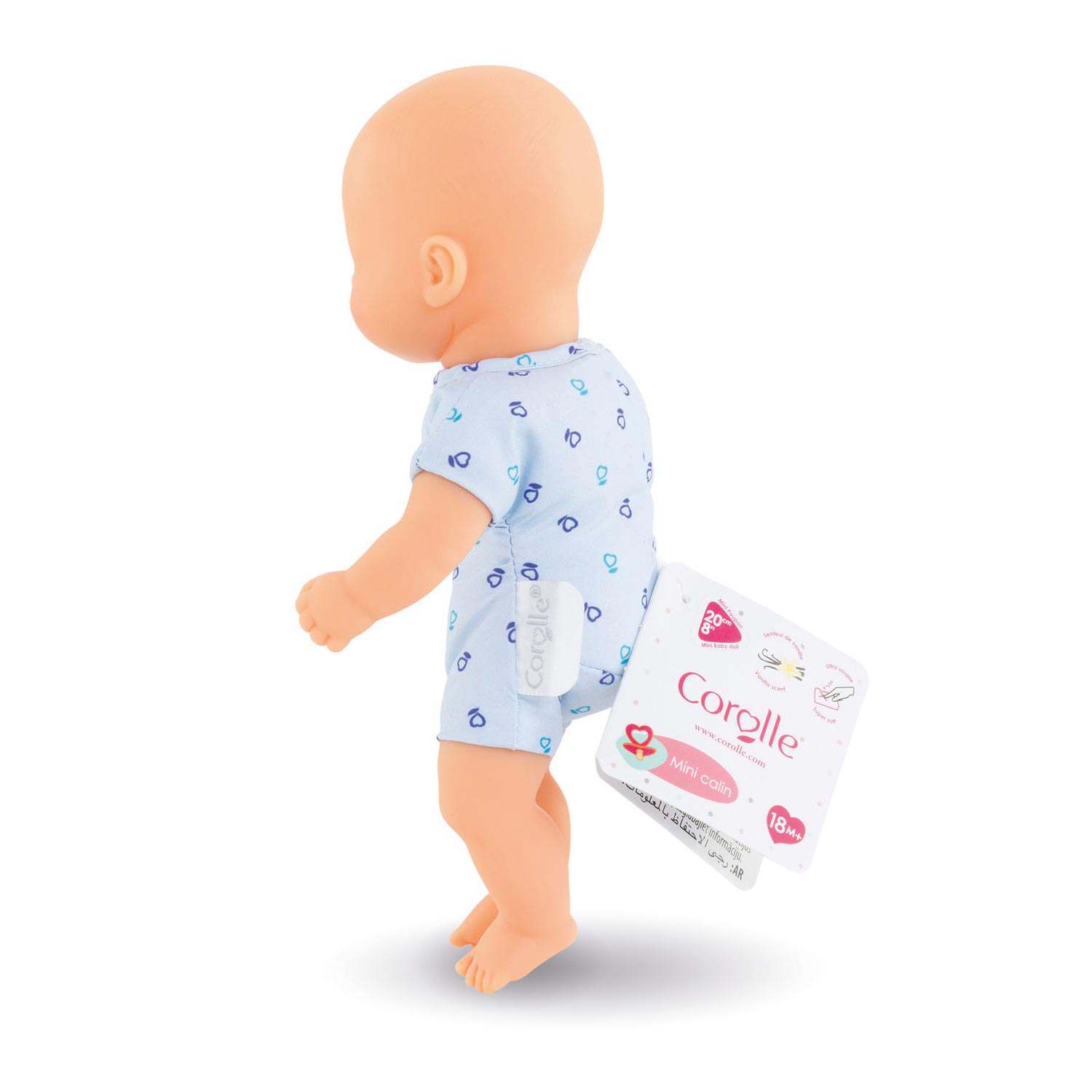 Corolle Mon Poupon Mini Calin Blauw, 20cm