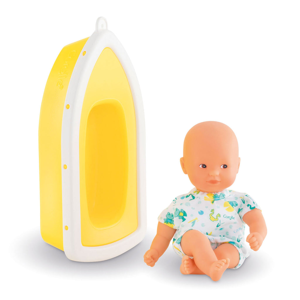 Corolle Mon Poupon Badpopje Kikker met Boot, 20cm