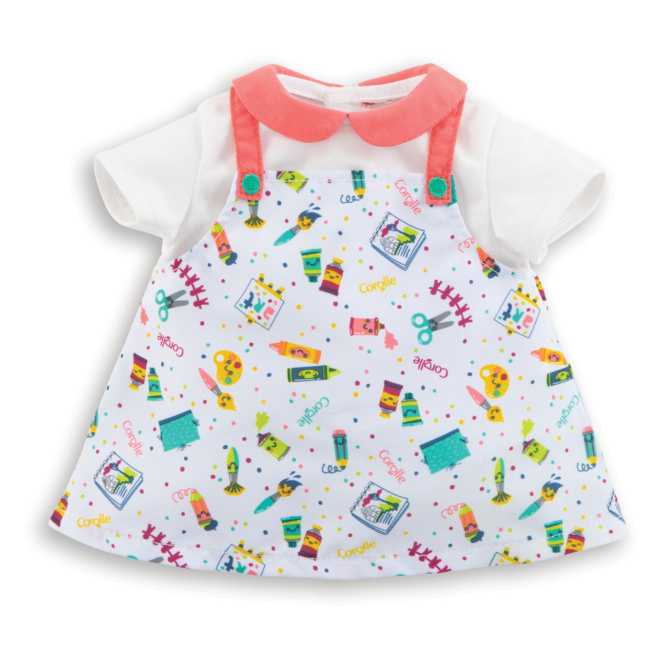 Corolle Mon Grand Poupon Poppenjurk Little Artist, 36cm