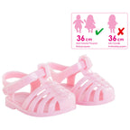 Corolle Mon Grand Poupon Poppen Sandalen Roze, 36cm
