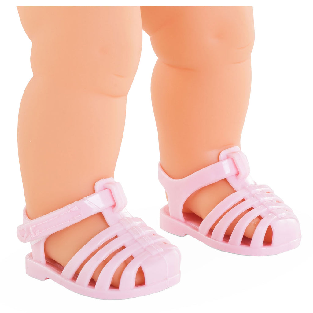 Corolle Mon Grand Poupon Poppen Sandalen Roze, 36cm