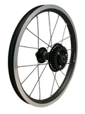 Balans bike achterwiel 16 inch (305) alu uitval tbv riem aandrijving