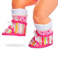 New born baby born baby sokken paars-roze schoentjes