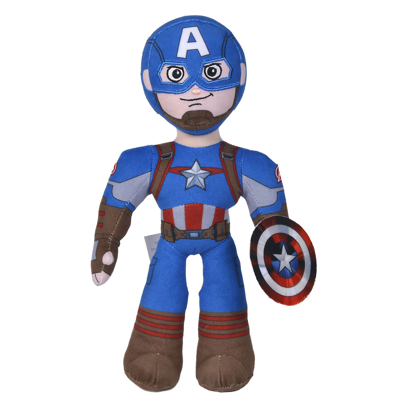 Simba Knuffel Captain America Beweegbaar, 25cm