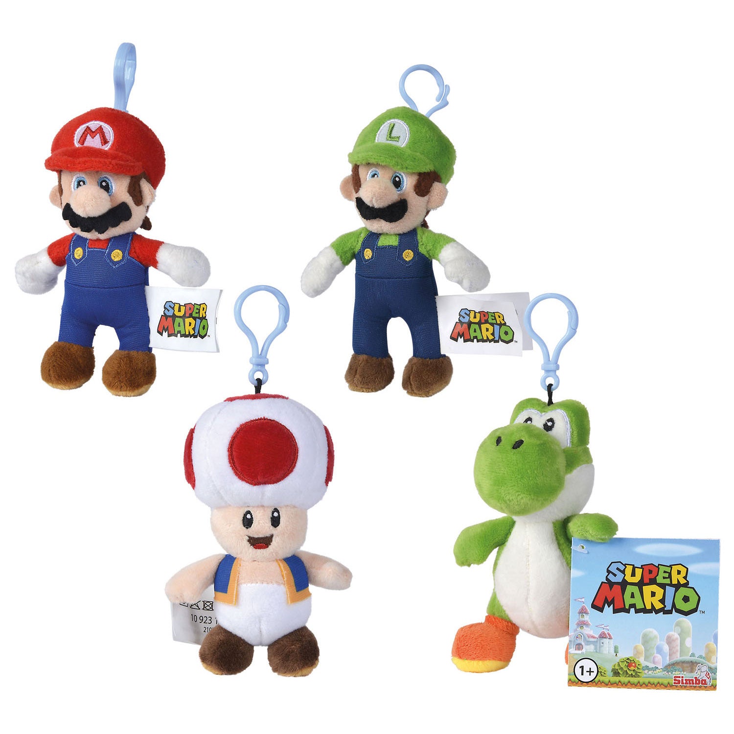 Simba Super Mario Pluchen Knuffel Sleutelhanger