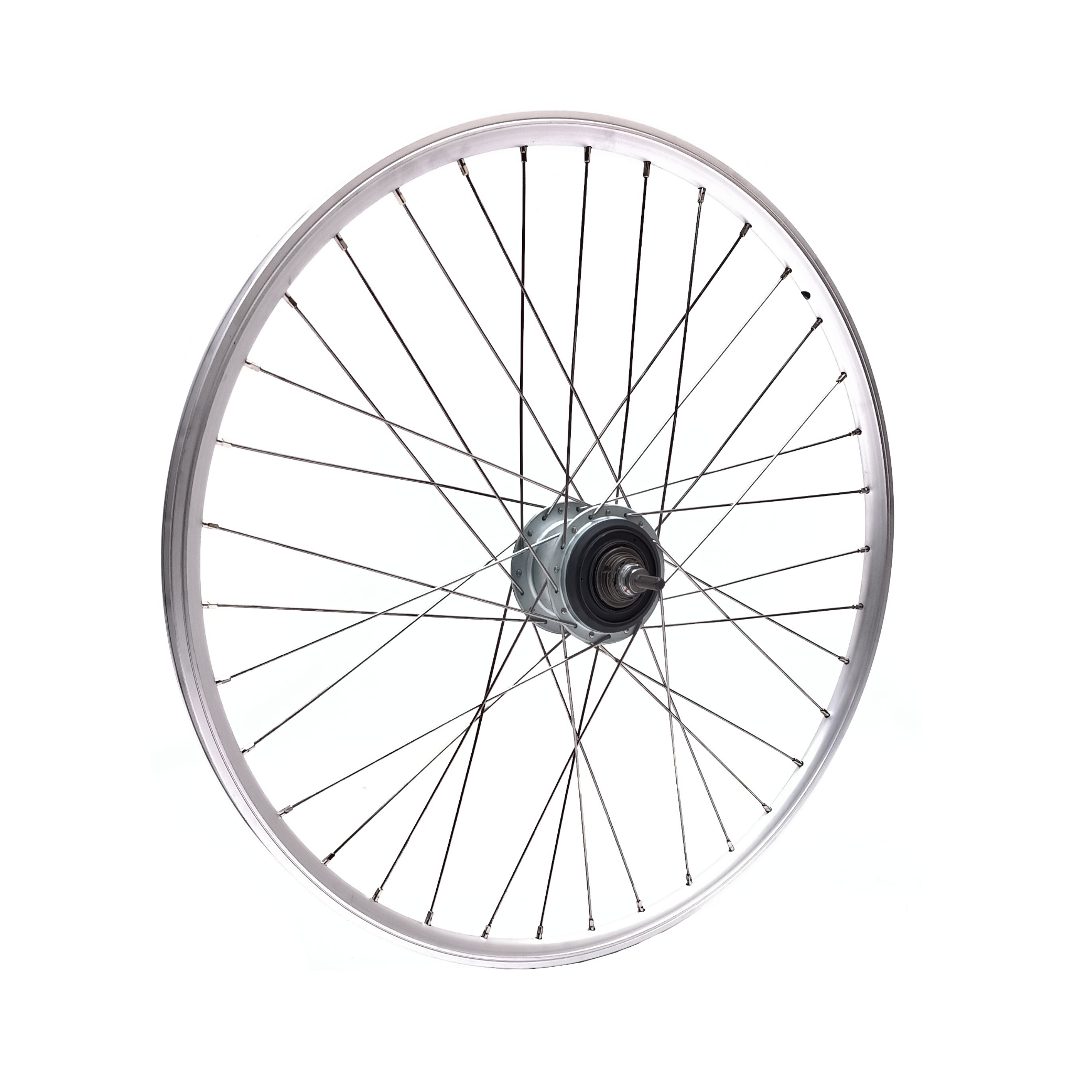 Z Achterwiel N8 Roll Alu zilver Rodi