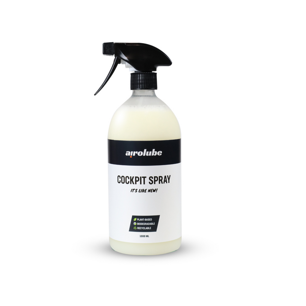 cockpit spray 1000 ml wit zwart