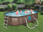 Bestway Power Steel Oval zwembad 427 x 250 x 100 cm