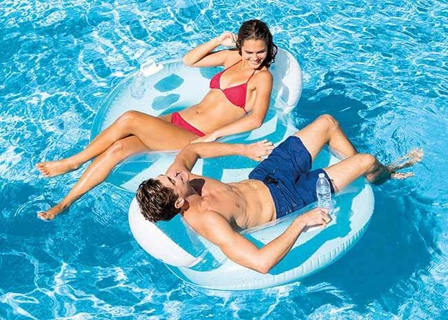 intex 56800eu dubbele lounge zwemband 198x117 cm