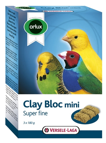 Orlux Klei blok mini kanarie parkiet tropische vogels