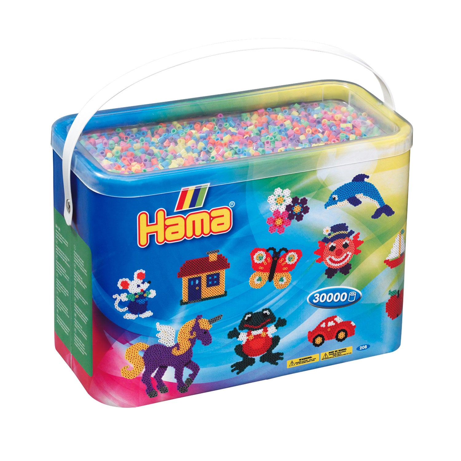 Hama Strijkkralen in Emmer Pastelmix (050), 30.000st.