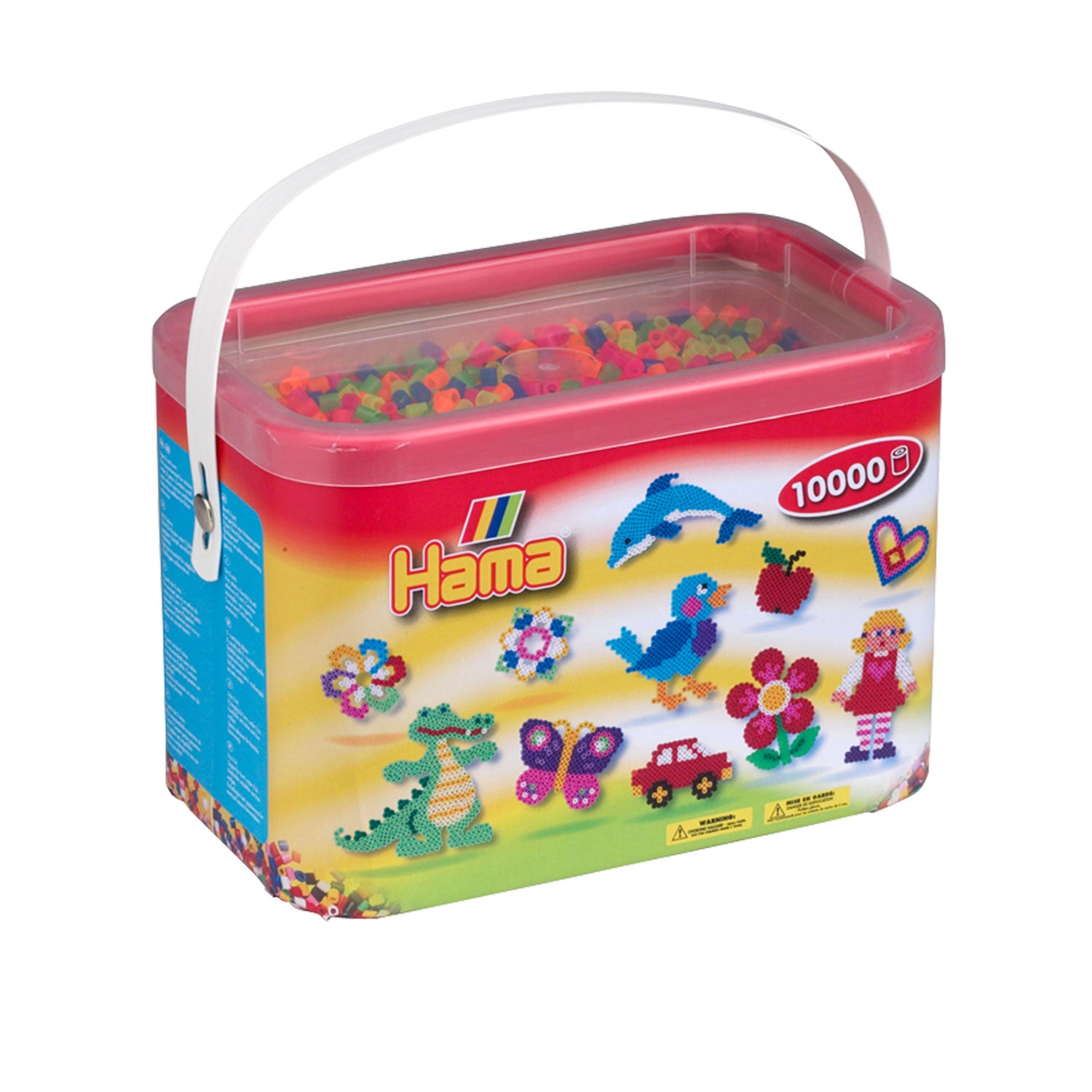 Hama Strijkkralen in Emmer Neonmix (051), 1