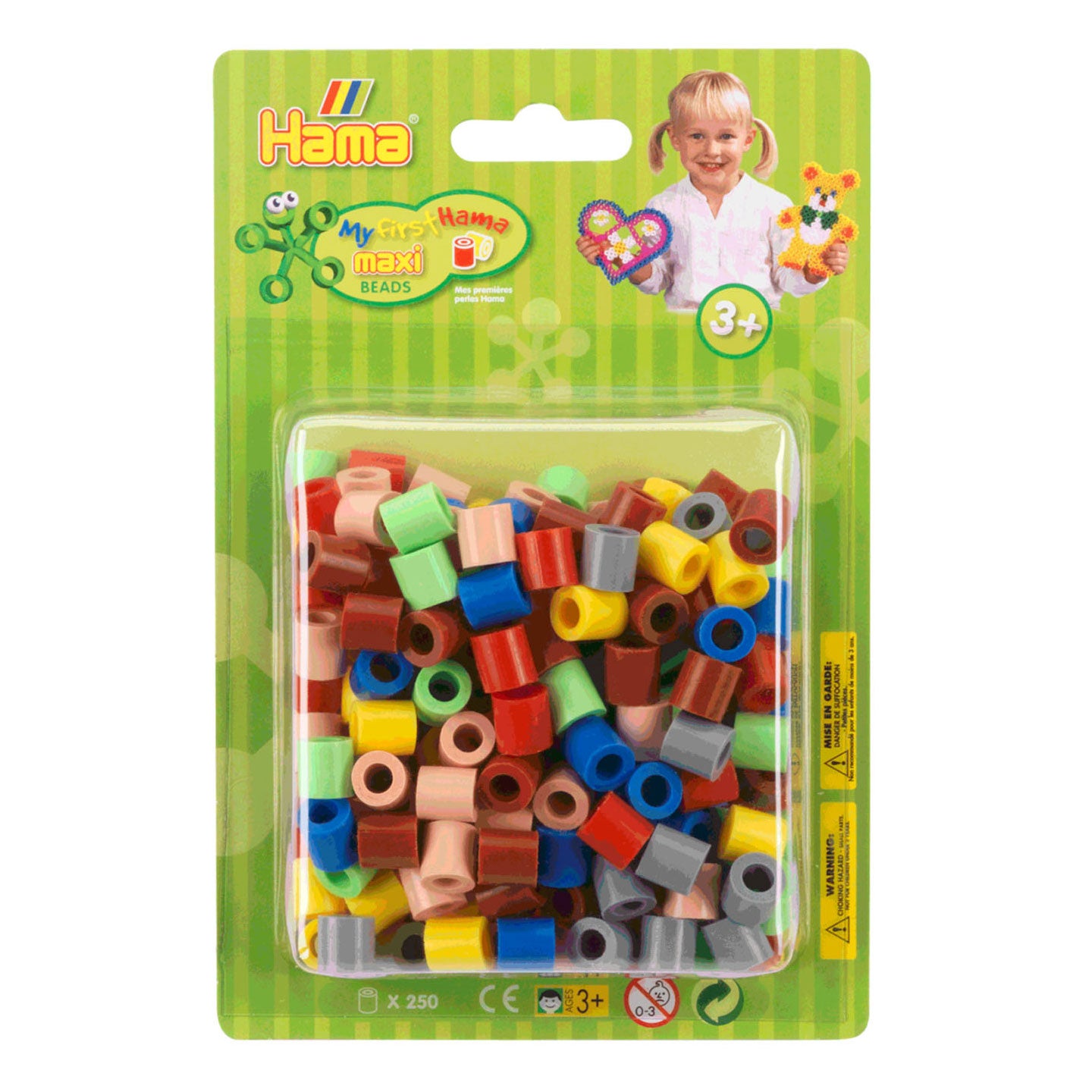 Hama Strijkkralen Maxi Mix (69), 250st.