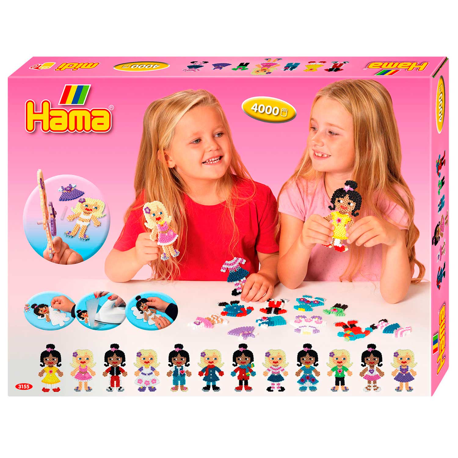Hama strijkkralen complete set fashion dress up 4000 stuks | 2 stuks