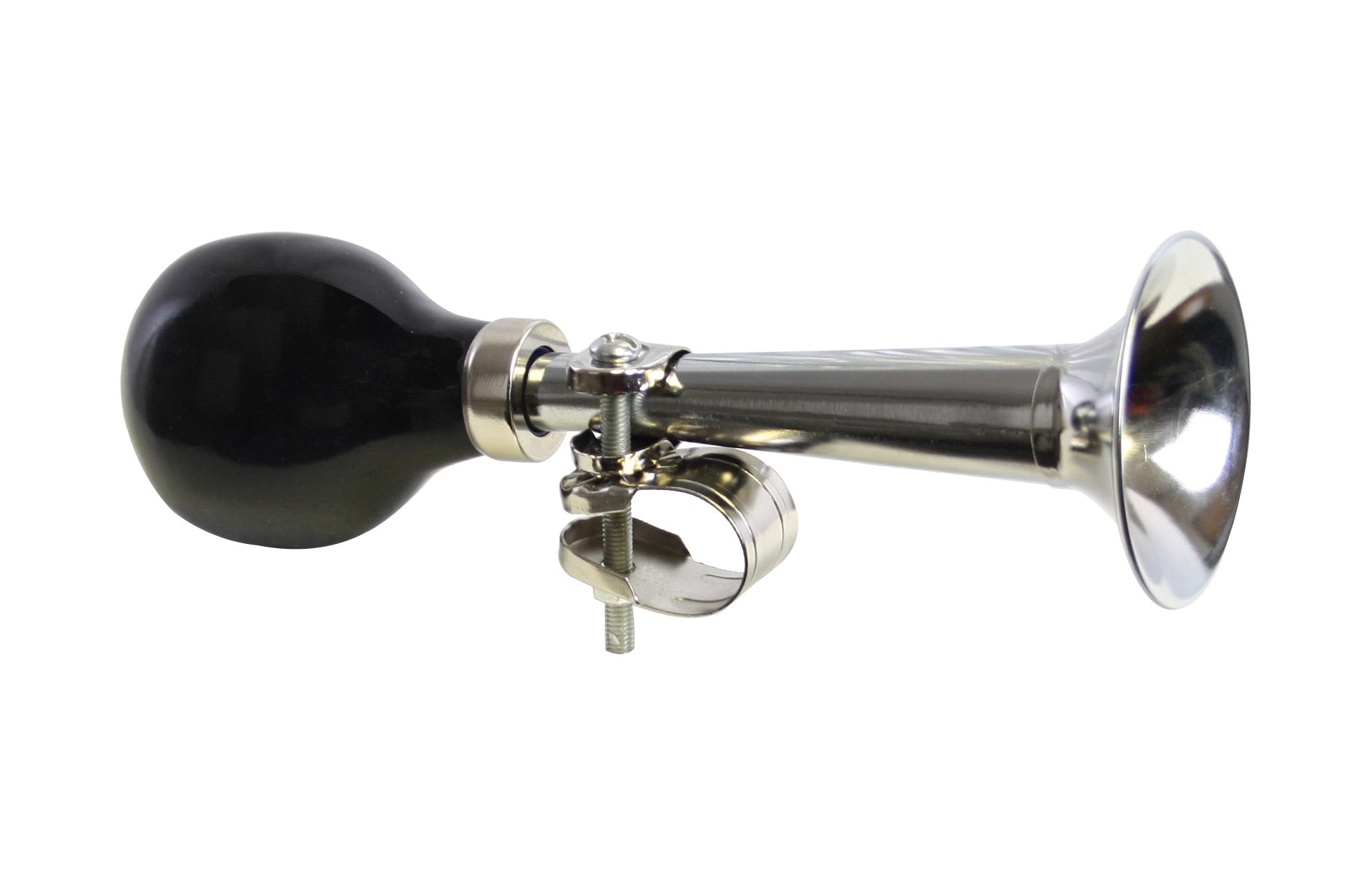 qt kinderfiets toeter staal chroom 18cm op kaart
