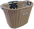 fietsmand new looxs lombok 19 liter 34 x 25 x 25 cm - rattan light