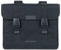 Basil Kavan Eco Classic dubbele fietstas - duurzaam organisch canvas - zwart - 68L