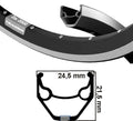 Ryde velg zac 2000 mat zwart 26 32 gaats 14g etrto 559