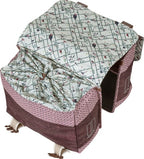 Basil Boheme Dubbele Fietstas Rood 35L