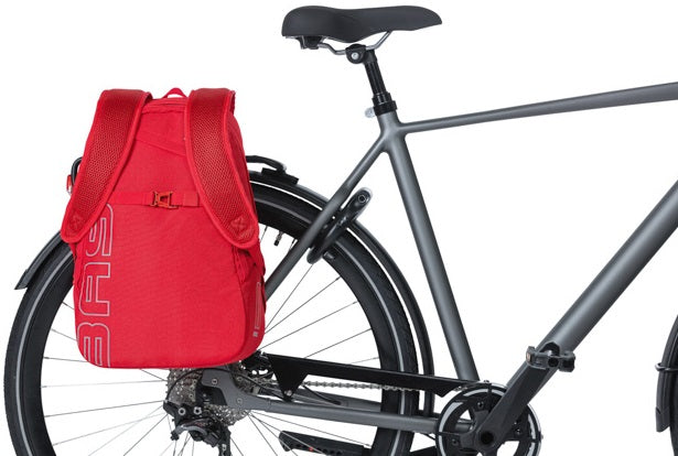 Basil Flex Rugzak Fietsbagagedrager Rood