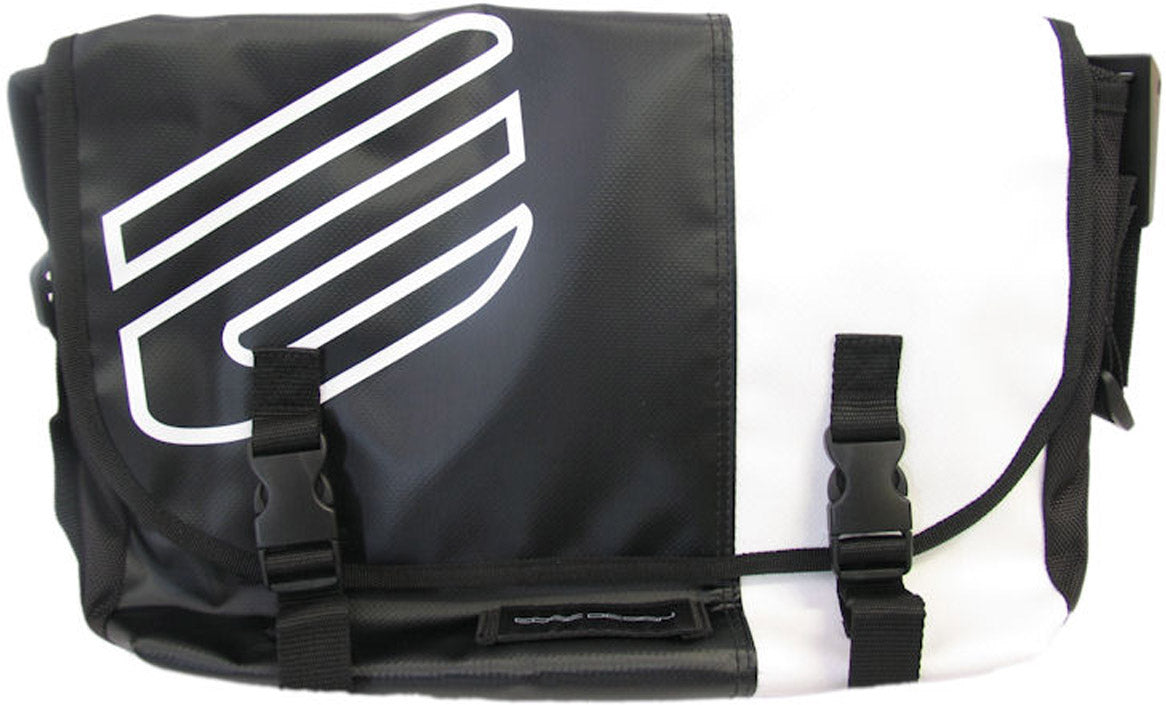 Edge Tas Messenger wit/zwart