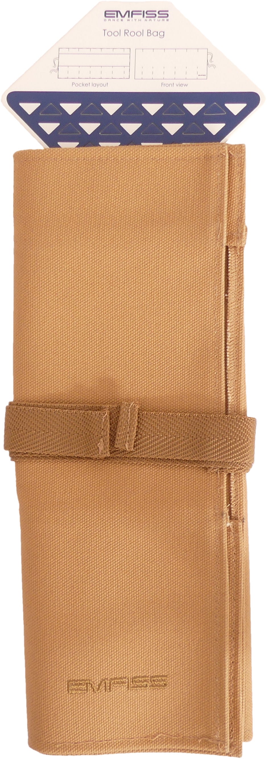 Emfiss Toll Roll Bag - Canvas Bruin