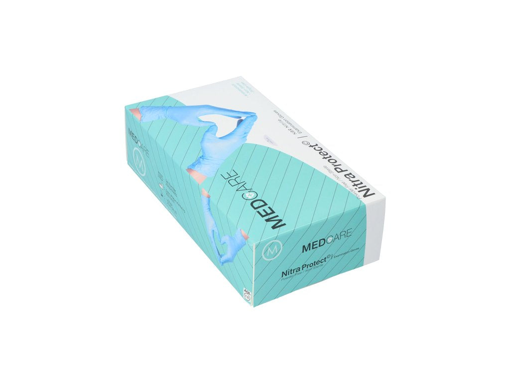 Medicare Handschoen Medicare Ongepoederd Blauw Medium (100 stuks)
