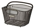 fietsmand basil bold klein - inclusief clever bevestigingssysteem 35 x 28 x 24 cm - zwart