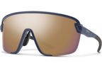 Smith - bobcat bril matte french navy chr rose gold mirror