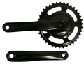 Gazelle crankstel nexus 3 32 38t aluminium 160mm zwart