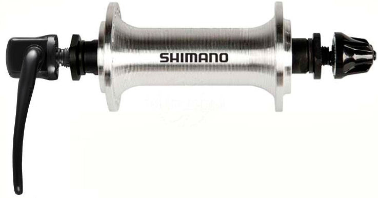 Voornaaf Shimano FH-TX500 QR 36 gaats - zilver