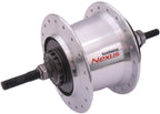Shimano versnellingsnaaf 7 speed nexus 7 sg-c3001 voor rollerbrakes velgrem 36 gaats - zilver