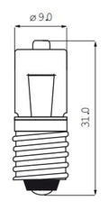 Lamp 2.8V halogeen HPR-52