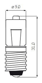 Lamp 2.8V halogeen HPR-52