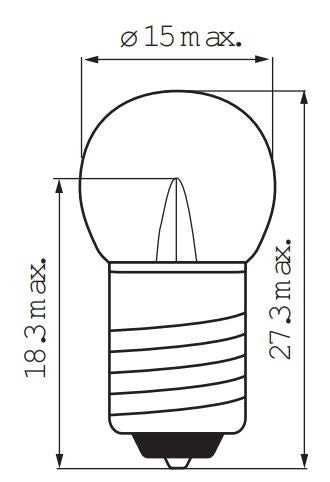 Lamp 6V 0.45 fiets voor