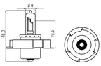 Lamp 12V 20 W P26S halogeen