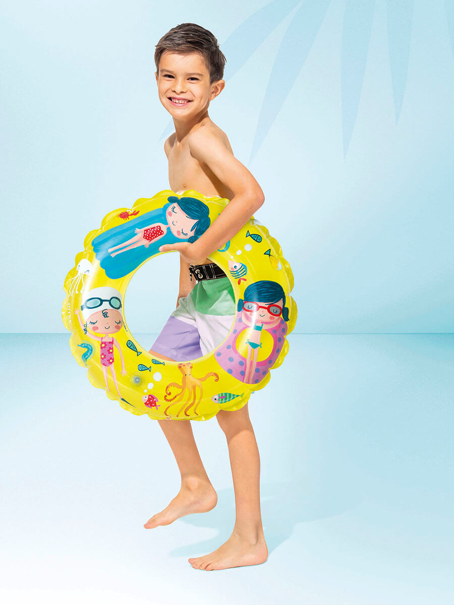 Intex zwemband 61cm vrolijke print