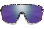 Smith Bobcat bril matte black marble chrom violet mirror