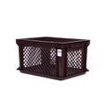 Krat PVC bruin 26L 40x30x22cm