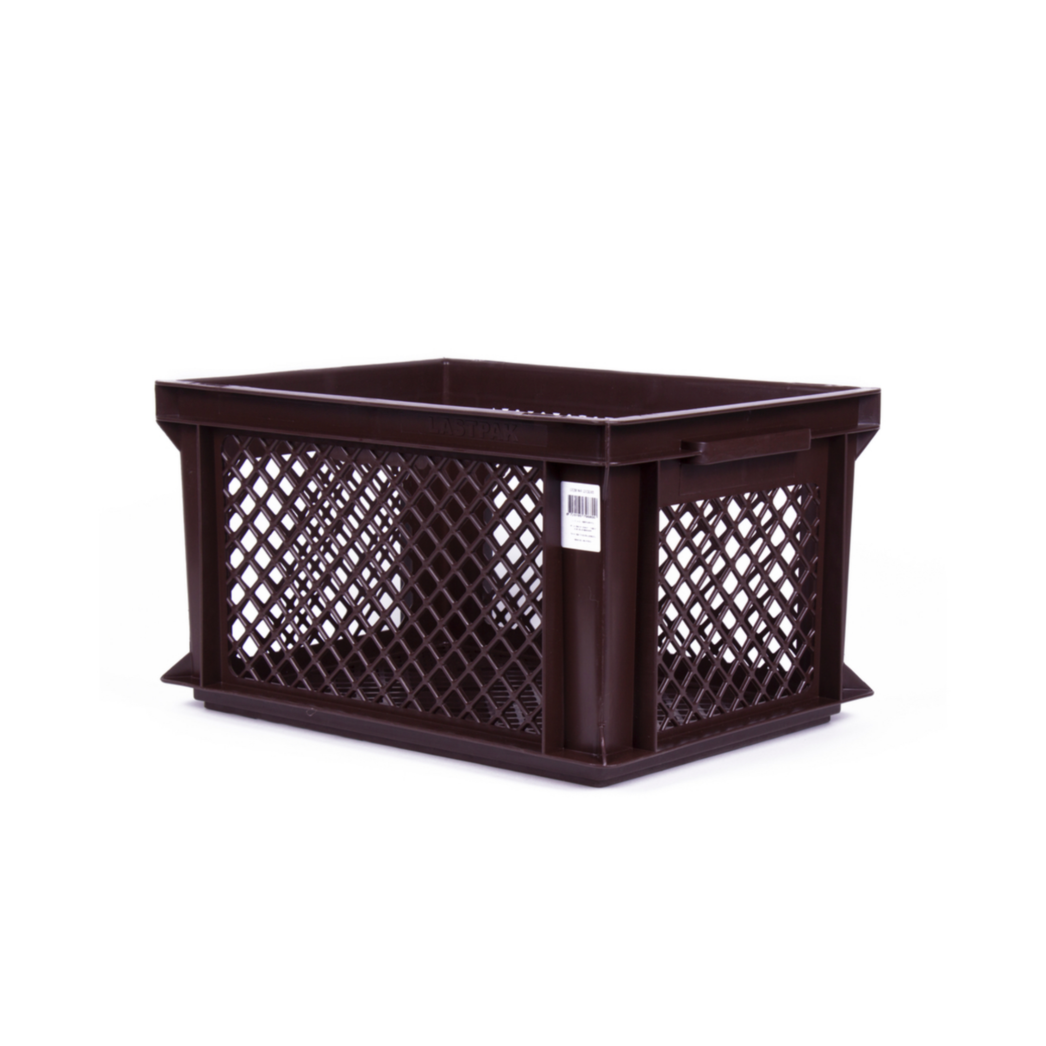 Krat PVC bruin 26L 40x30x22cm