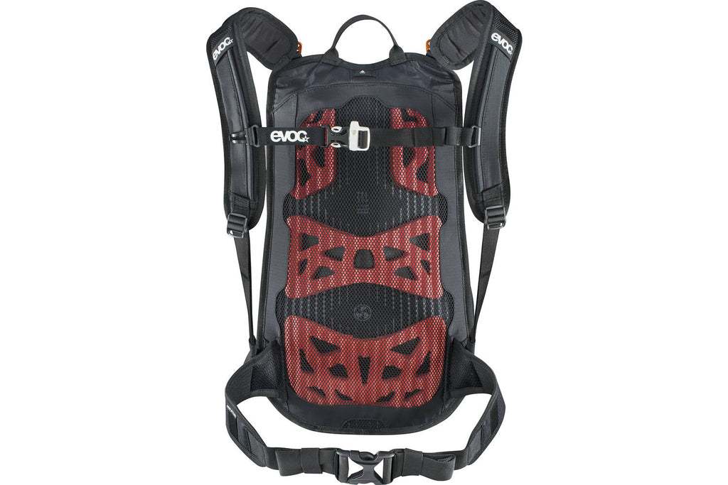 Evoc - stage team black white neon orange 12l