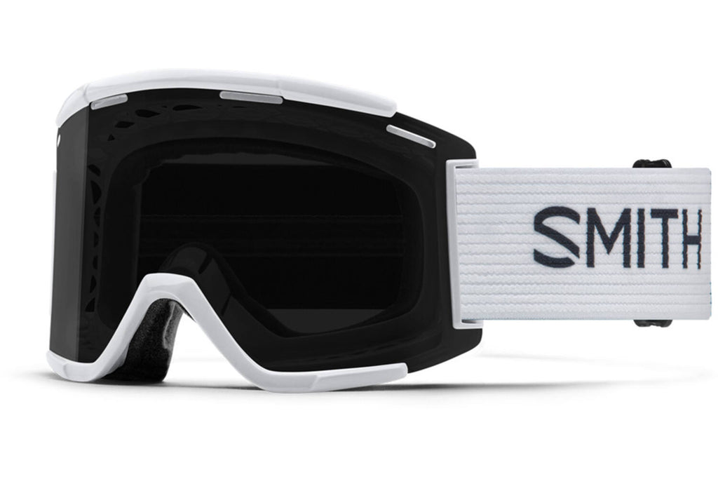 Goggle squad mtb xl white - sun black chr lens