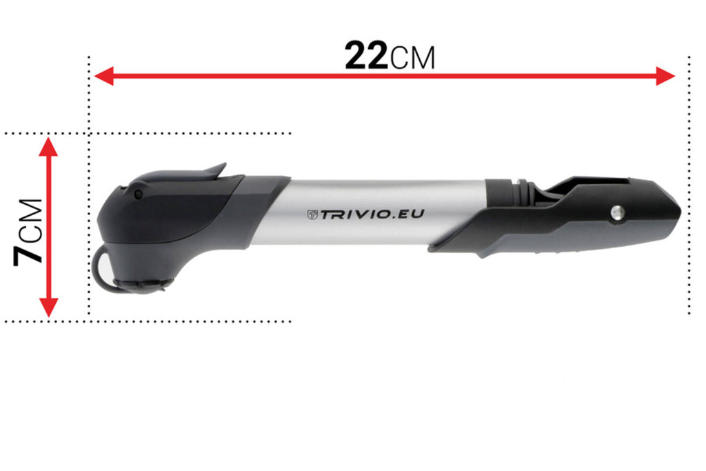 Trivio - fietspomp mini telescope kunststof presta / schrader