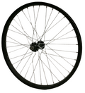 Hzb voorwiel 20 inch etrto 406 aluminium zwart vaste as